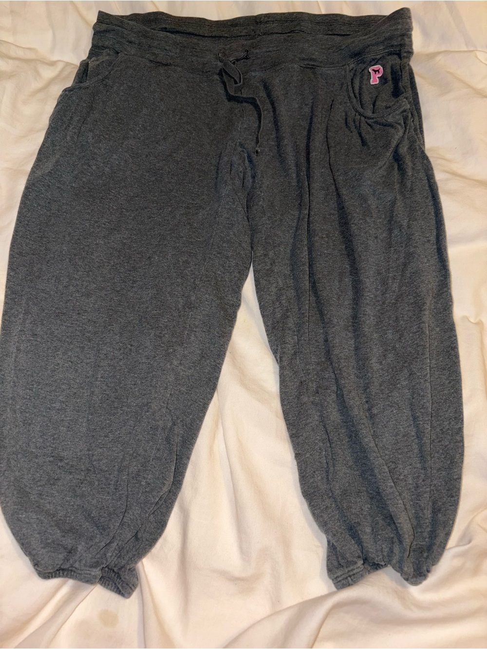 Vintage Y2K Victoria’s Secret I Only Sleep In Pink Joggers Small